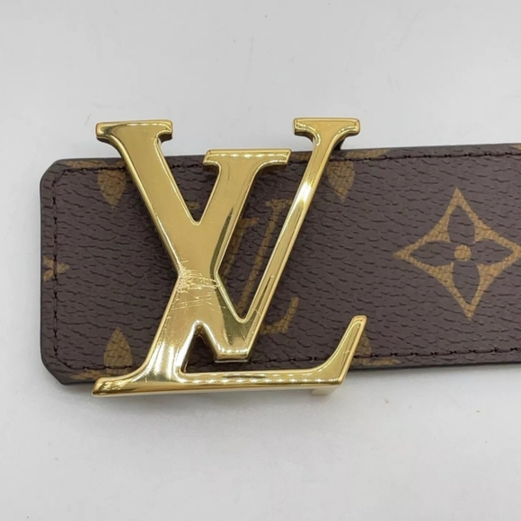 $600 Retail Auth Louis Vuitton Monogram Belt.80/32 AC5212 M0566 Made in Spain - Picture 2 of 16